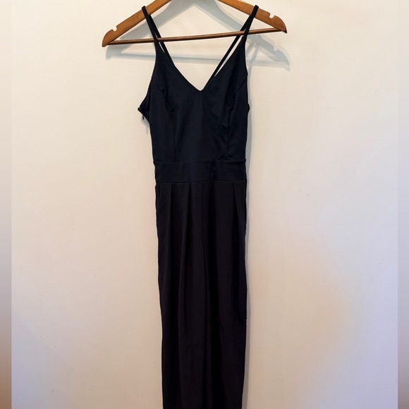 NEW HALARA Breezeful™ Wide Leg Resort Slip Black Women's Jumpsuit Sz XS - Picture 8 of 14